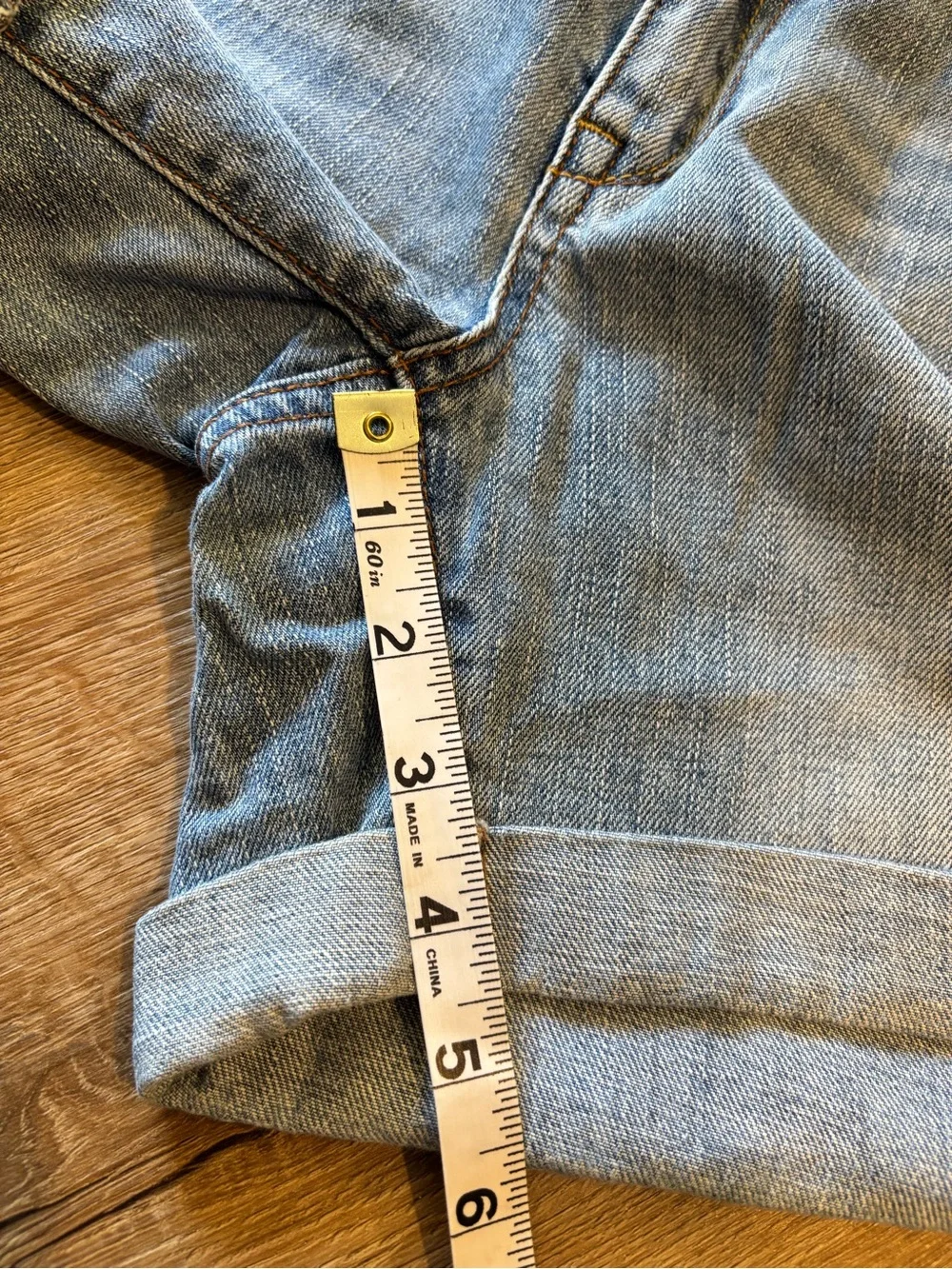 Aeropostale Rolled-Hem Denim Shorts